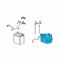 OEM Honda Box, Battery Diagram - 31521-TF0-000