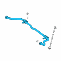 OEM Infiniti QX30 Stabilizer-Front Diagram - 54611-5DA0A