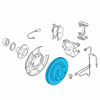 OEM 2013 BMW ActiveHybrid 3 Brake Disc, Ventilated Diagram - 34-21-6-792-227