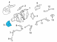 OEM 2009 Nissan GT-R INSULATOR-Heat, Turbine Housing Diagram - 14450-JF00B