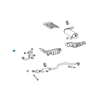 OEM Pontiac Vibe Exhaust Seal Ring Diagram - 18194263