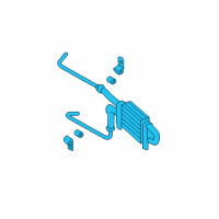 OEM Hyundai Tube Assembly-Oil Cooler Diagram - 57540-0W300