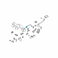 OEM Nissan Quest EGR Temperature Sensor Diagram - 14730-6N210