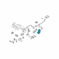 OEM 2006 Nissan Maxima Exhaust Gas Recircuration Valve Diagram - 14710-7Y000