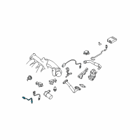 OEM 2004 Infiniti M45 Rear Heated Oxygen Sensor Diagram - 226A0-AR210