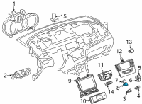 OEM Buick Encore Combo Switch Diagram - 42364074