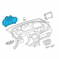 OEM 2017 Buick Encore Cluster Diagram - 42539743