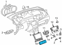 OEM 2015 Buick Encore Dash Control Unit Diagram - 13506237
