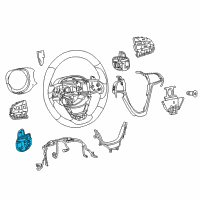 OEM 2019 Chrysler 300 Switch-Paddle Down Diagram - 5RP99DX9AC