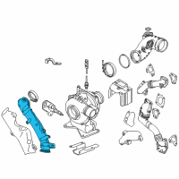 OEM 2015 Chevrolet Silverado 3500 HD Exhaust Pipe Diagram - 12674630