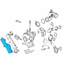 OEM 2015 Chevrolet Silverado 2500 HD Heat Shield Diagram - 12668105