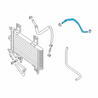 OEM Nissan Hose-Oil Cooler To Engine Diagram - 21636-EA210