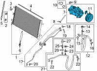 OEM 2022 Ford F-150 COMPRESSOR ASY Diagram - ML3Z-19703-D