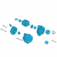 OEM Honda Ridgeline Alternator Assembly (Csf92) (Denso) Diagram - 31100-RGW-A01