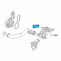 OEM 2020 Honda Civic Seal, Thermostat Case Diagram - 19322-5A2-A00