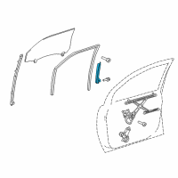 OEM 2016 Toyota Sienna Sash Channel Diagram - 67403-08020