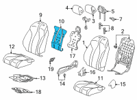 OEM Acura RDX Heater Complete , Front Diagram - 81124-TJB-A21