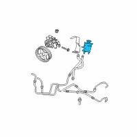 OEM 2003 Lincoln Navigator Reservoir Diagram - 2L7Z-3A697-AA