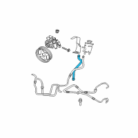 OEM 2006 Ford Expedition Reservoir Hose Diagram - 5L1Z-3691-AA