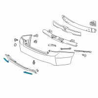 OEM Honda Accord Rear RR Assy R Diagram - 33505-T3W-A01