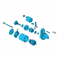 OEM Kia Forte5 Starter Assembly Diagram - 361002B814