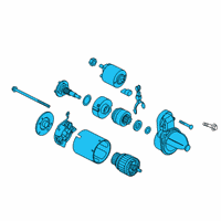 OEM 2017 Kia Forte5 Starter Assembly Diagram - 361002B814