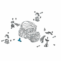 OEM 2020 Honda Pilot Bracket, FR. Engine Mounting Diagram - 50630-TZ5-A01
