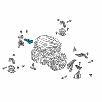 OEM 2015 Acura MDX Bracket Diagram - 50620-TZ5-A01