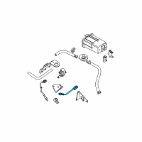 OEM Nissan Sentra Heated Oxygen Sensor, Rear Diagram - 226A0-8U300