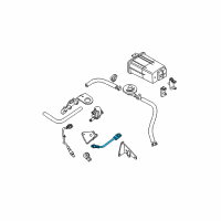 OEM 2006 Nissan Titan Heated Oxygen Sensor, Rear Diagram - 226A0-8U300