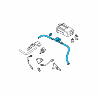 OEM Infiniti Tube EVAPORATOR Control Diagram - 14912-7S01A