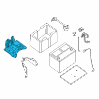 OEM 2004 Nissan Altima Bracket-Battery Diagram - 64860-8J000