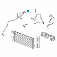 OEM Ford F-250 Super Duty Liquid Line Diagram - LC3Z-19A834-D