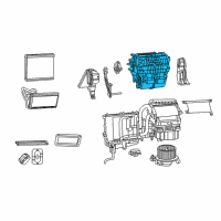 OEM 2017 Dodge Journey Housing-Distribution Diagram - 68038537AB