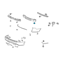 OEM 2021 GMC Yukon Impact Bar U-Nut Diagram - 11610645