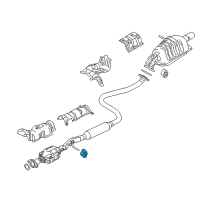 OEM 2020 Toyota Yaris Converter & Pipe Insulator Diagram - 17565-WB003