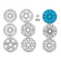 OEM 2022 Toyota Tacoma Wheel, Alloy Diagram - 42611-04201