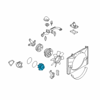 OEM 2003 Nissan Pathfinder Pump Assy-Water Diagram - 21010-31U85