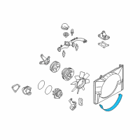 OEM 2003 Nissan Pathfinder SHROUD-Lower Diagram - 21477-4W000