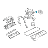 OEM 1999 Dodge Ram 2500 Seal-Timing Case Cover Diagram - 53021103