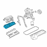 OEM Dodge Ram 3500 Intake Manifold Diagram - 53006910