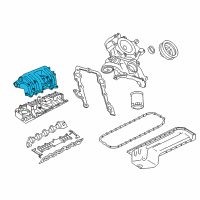 OEM Dodge Ram 2500 Intake Manifold Diagram - 53031583