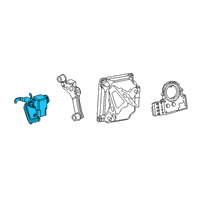 OEM 2022 Lexus ES300h Sensor Assembly, ACCELER Diagram - 89190-33040