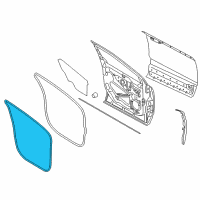 OEM Lincoln Nautilus Weatherstrip On Body Diagram - FA1Z-5820708-A