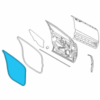 OEM 2016 Lincoln MKX Weatherstrip On Body Diagram - FA1Z-5820708-A