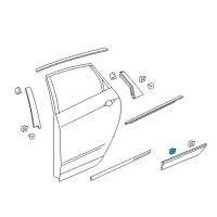 OEM Cadillac XT5 Reveal Molding Diagram - 84365526