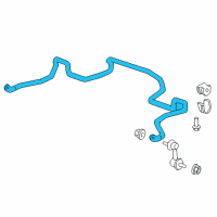 OEM 1997 Honda CR-V Spring, Front Stabilizer (26Mm) Diagram - 51300-S10-023