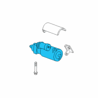 OEM Chevrolet Blazer Starter Diagram - 10465054