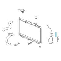 OEM 2017 Honda Accord Hose, Reserve Tank Diagram - 19103-5K0-A00