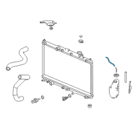 OEM 2014 Honda Accord Tube, Reserve Tank Diagram - 19104-5K0-A00